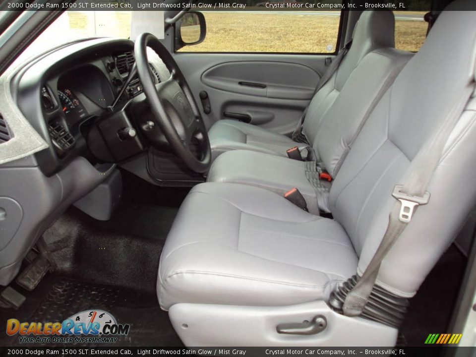 2000 Dodge Ram 1500 SLT Extended Cab Light Driftwood Satin Glow / Mist Gray Photo #4