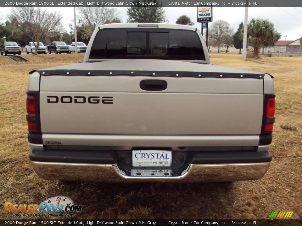 2000 Dodge Ram 1500 SLT Extended Cab Light Driftwood Satin Glow / Mist Gray Photo #7