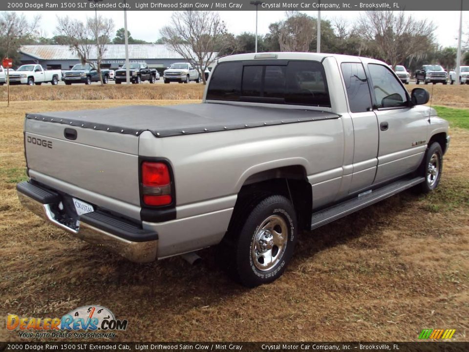 2000 Dodge Ram 1500 SLT Extended Cab Light Driftwood Satin Glow / Mist Gray Photo #8