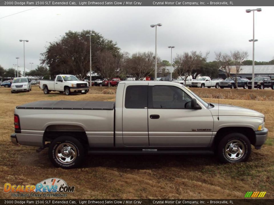 2000 Dodge Ram 1500 SLT Extended Cab Light Driftwood Satin Glow / Mist Gray Photo #9