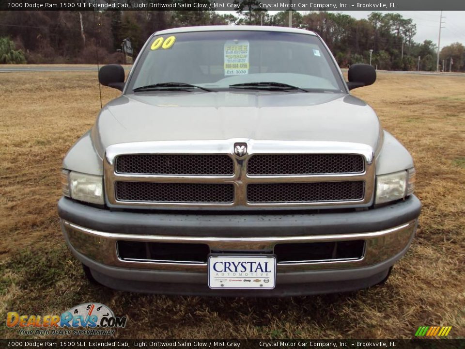 2000 Dodge Ram 1500 SLT Extended Cab Light Driftwood Satin Glow / Mist Gray Photo #12