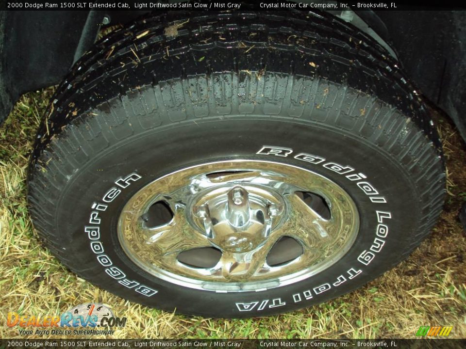 2000 Dodge Ram 1500 SLT Extended Cab Light Driftwood Satin Glow / Mist Gray Photo #13