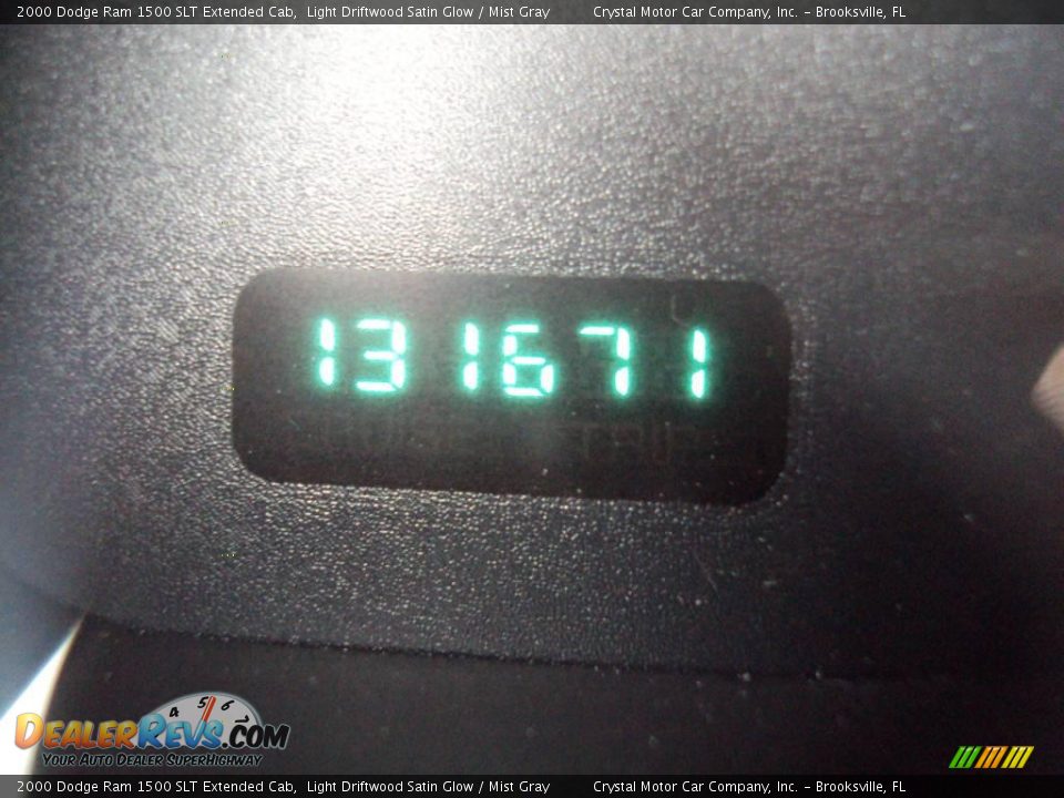 2000 Dodge Ram 1500 SLT Extended Cab Light Driftwood Satin Glow / Mist Gray Photo #17