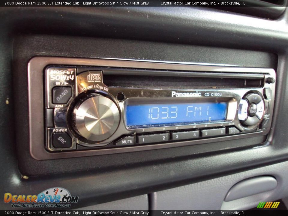 2000 Dodge Ram 1500 SLT Extended Cab Light Driftwood Satin Glow / Mist Gray Photo #18