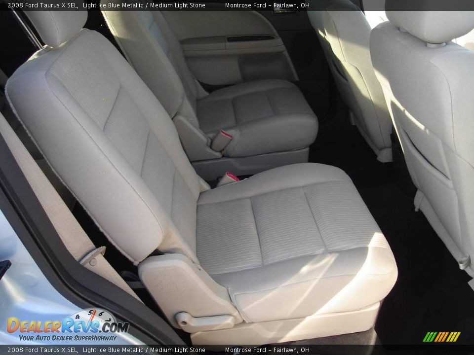 2008 Ford Taurus X SEL Light Ice Blue Metallic / Medium Light Stone Photo #14