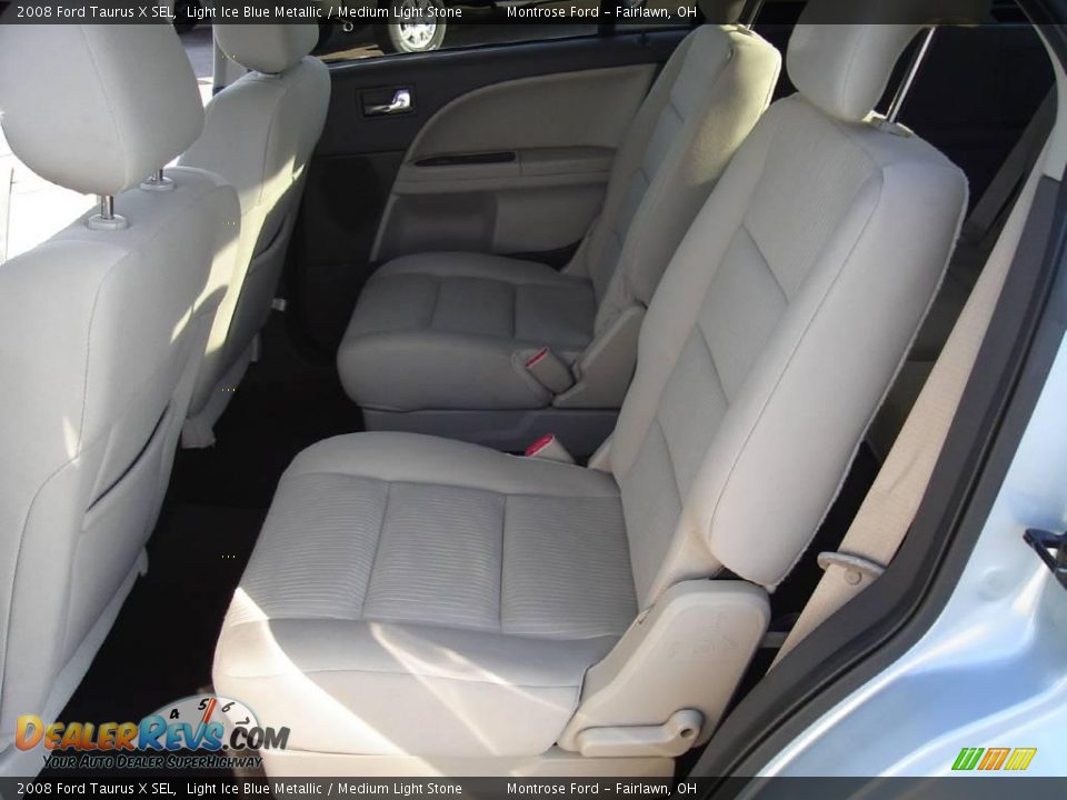 2008 Ford Taurus X SEL Light Ice Blue Metallic / Medium Light Stone Photo #15