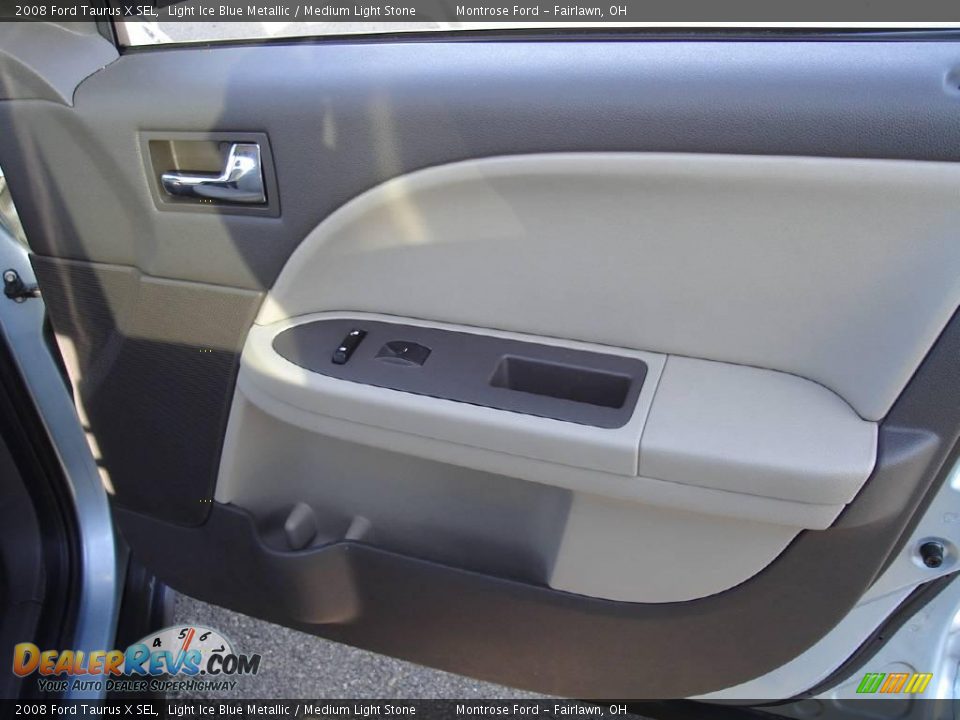 2008 Ford Taurus X SEL Light Ice Blue Metallic / Medium Light Stone Photo #20