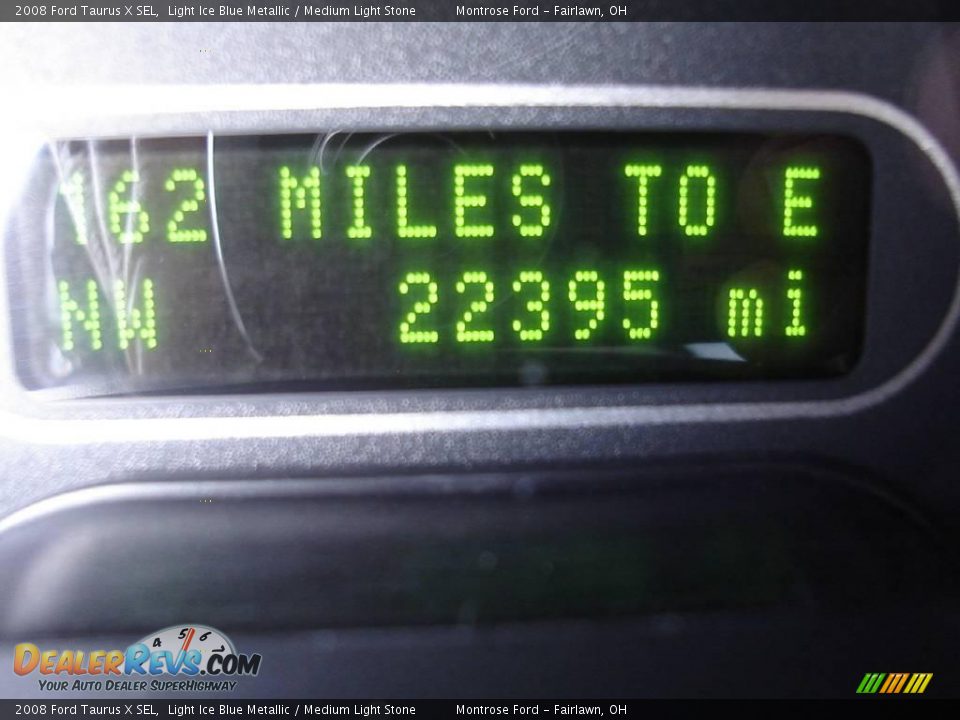 2008 Ford Taurus X SEL Light Ice Blue Metallic / Medium Light Stone Photo #26