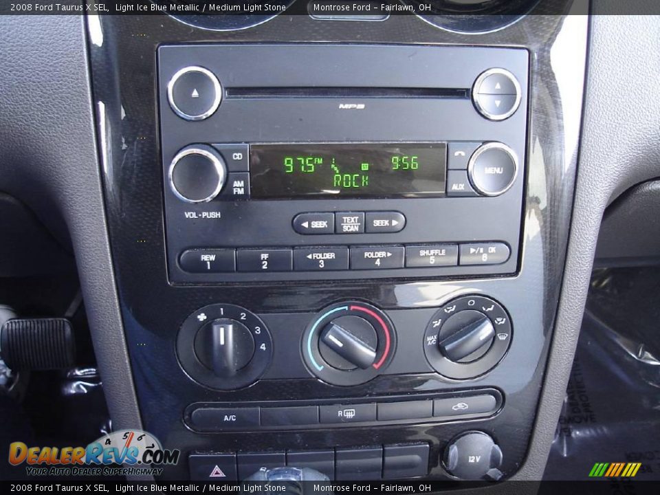 2008 Ford Taurus X SEL Light Ice Blue Metallic / Medium Light Stone Photo #29