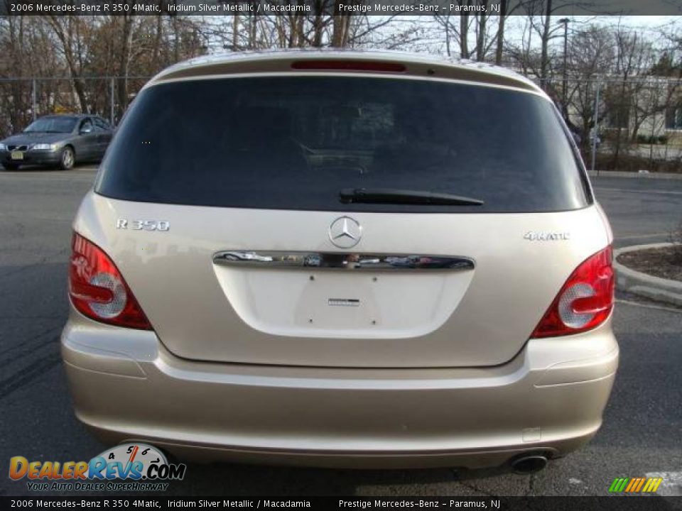 2006 Mercedes-Benz R 350 4Matic Iridium Silver Metallic / Macadamia Photo #5