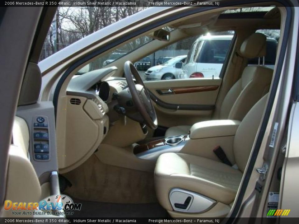 2006 Mercedes-Benz R 350 4Matic Iridium Silver Metallic / Macadamia Photo #8