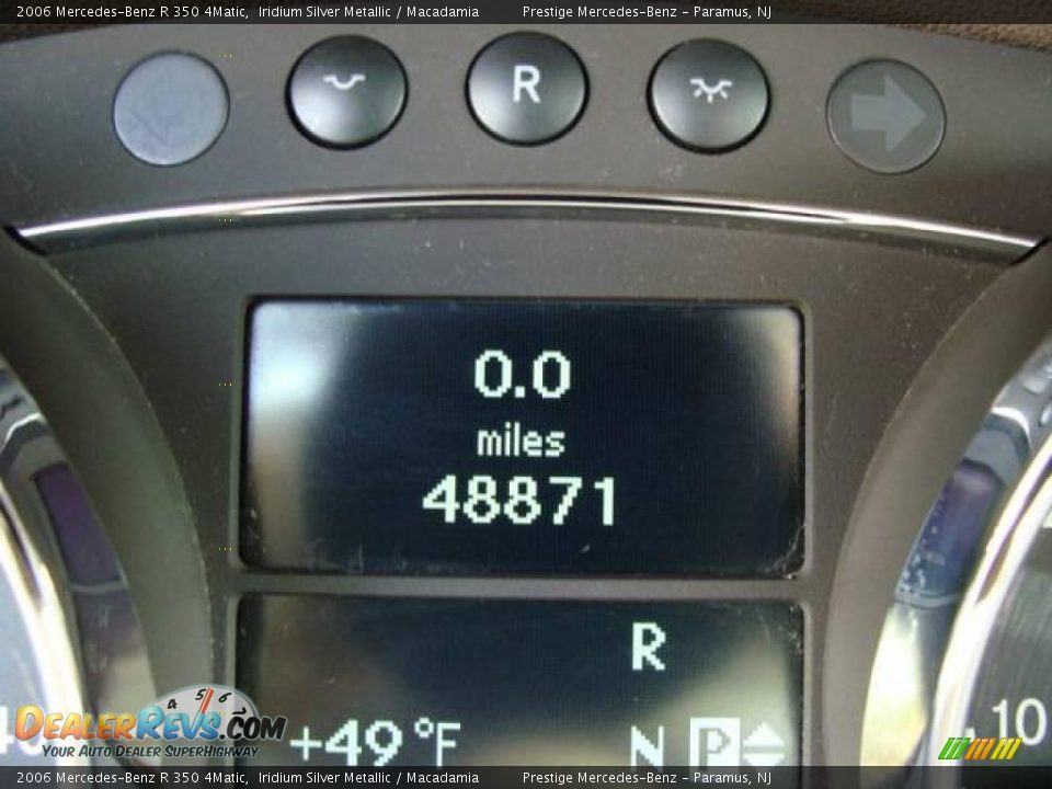 2006 Mercedes-Benz R 350 4Matic Iridium Silver Metallic / Macadamia Photo #11