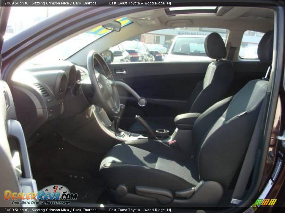2009 Scion tC Sizzling Crimson Mica / Dark Charcoal Photo #7