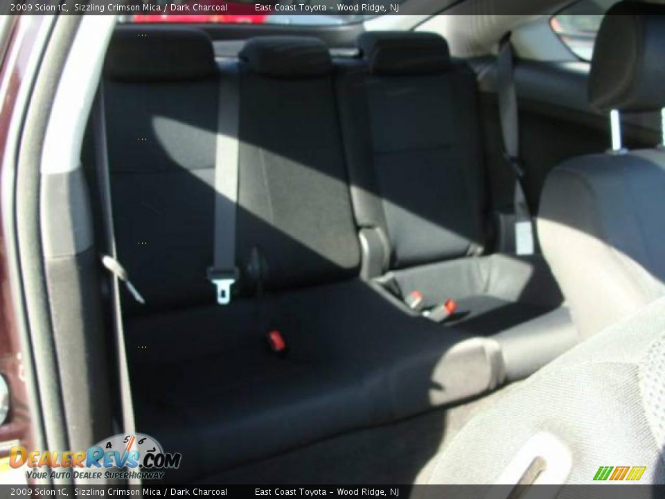 2009 Scion tC Sizzling Crimson Mica / Dark Charcoal Photo #12