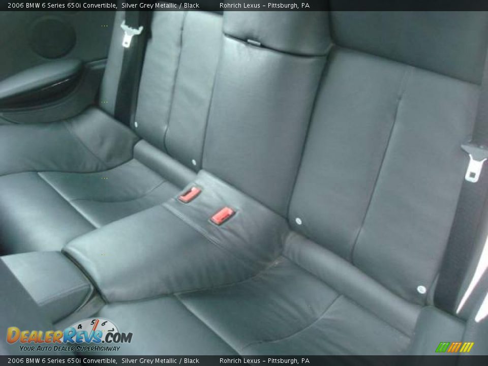 2006 BMW 6 Series 650i Convertible Silver Grey Metallic / Black Photo #9