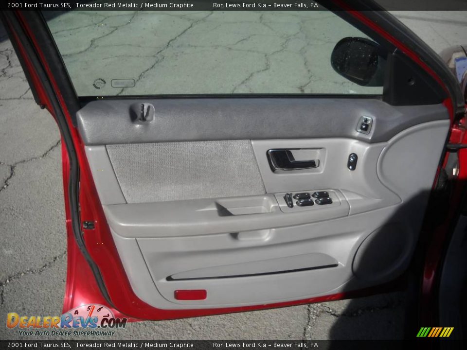2001 Ford Taurus SES Toreador Red Metallic / Medium Graphite Photo #6