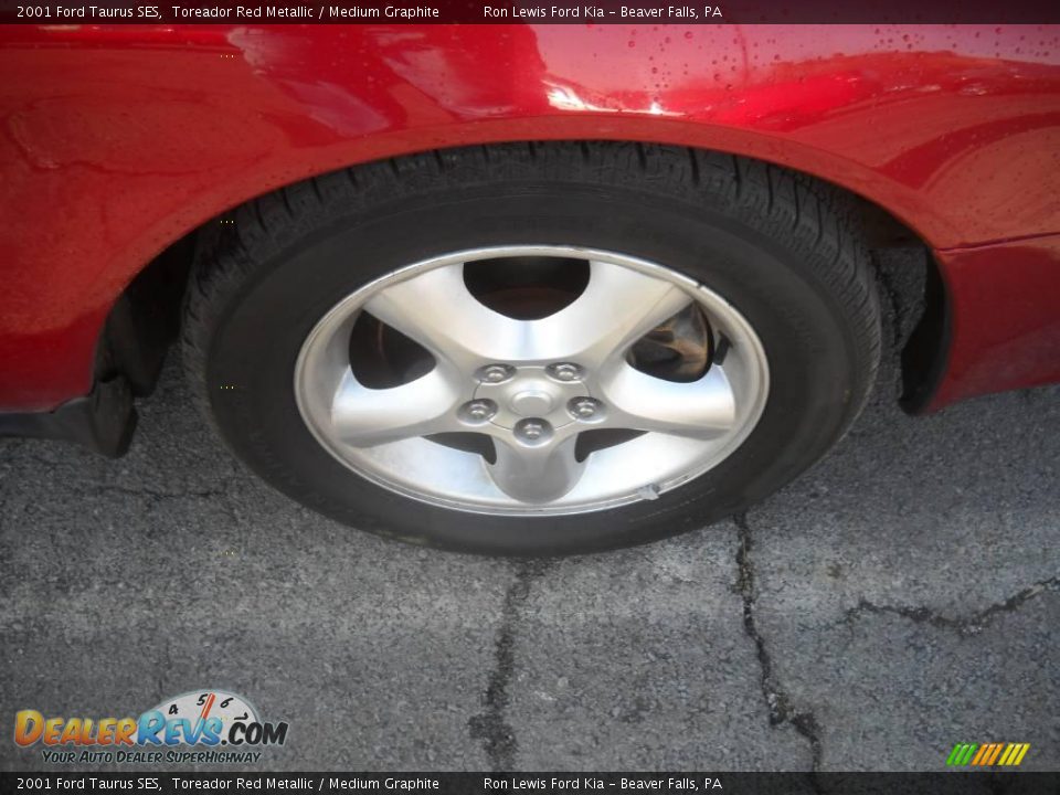 2001 Ford Taurus SES Toreador Red Metallic / Medium Graphite Photo #18