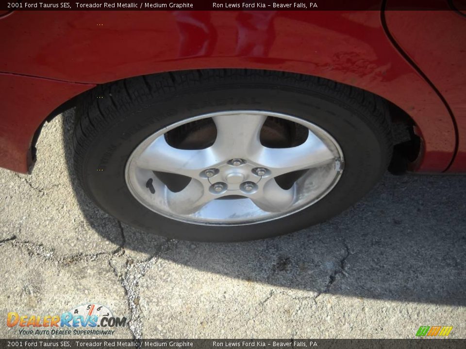 2001 Ford Taurus SES Toreador Red Metallic / Medium Graphite Photo #19