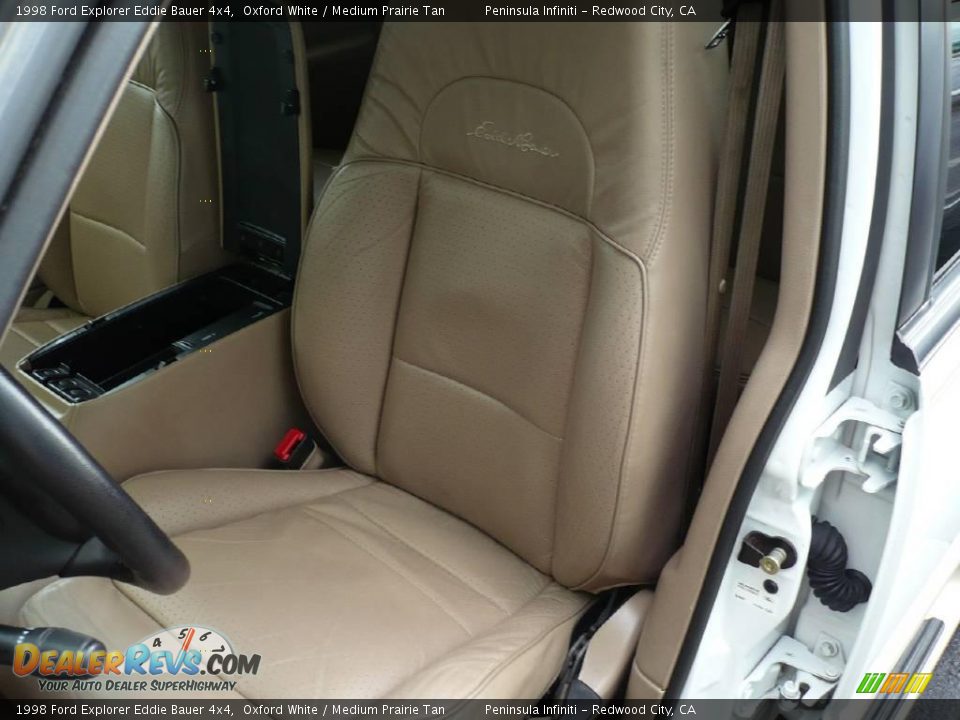 1998 Ford Explorer Eddie Bauer 4x4 Oxford White / Medium Prairie Tan Photo #11
