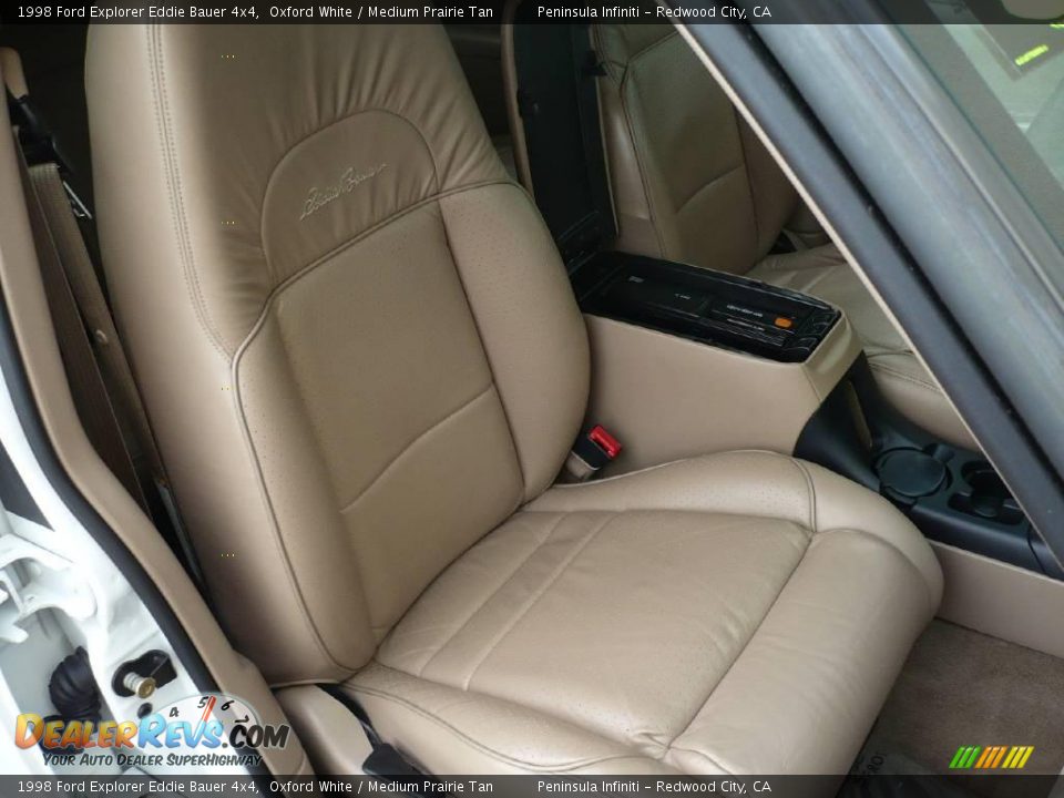 1998 Ford Explorer Eddie Bauer 4x4 Oxford White / Medium Prairie Tan Photo #12