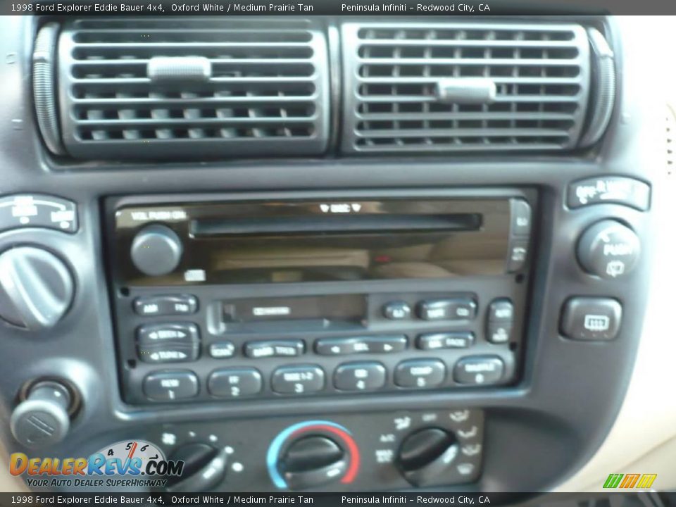 1998 Ford Explorer Eddie Bauer 4x4 Oxford White / Medium Prairie Tan Photo #22