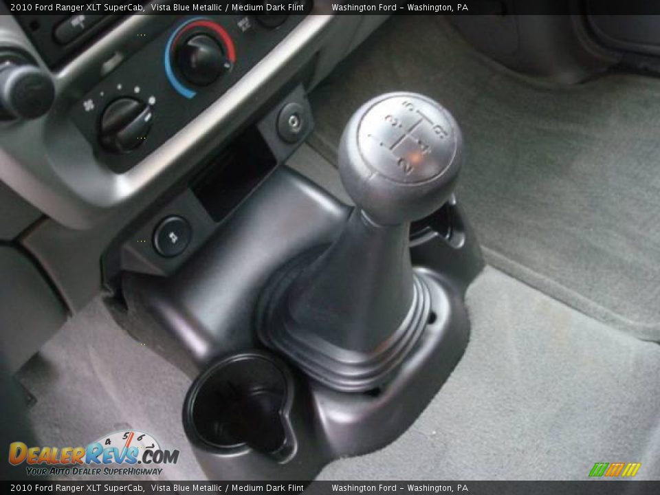 2010 Ford Ranger XLT SuperCab Vista Blue Metallic / Medium Dark Flint Photo #8