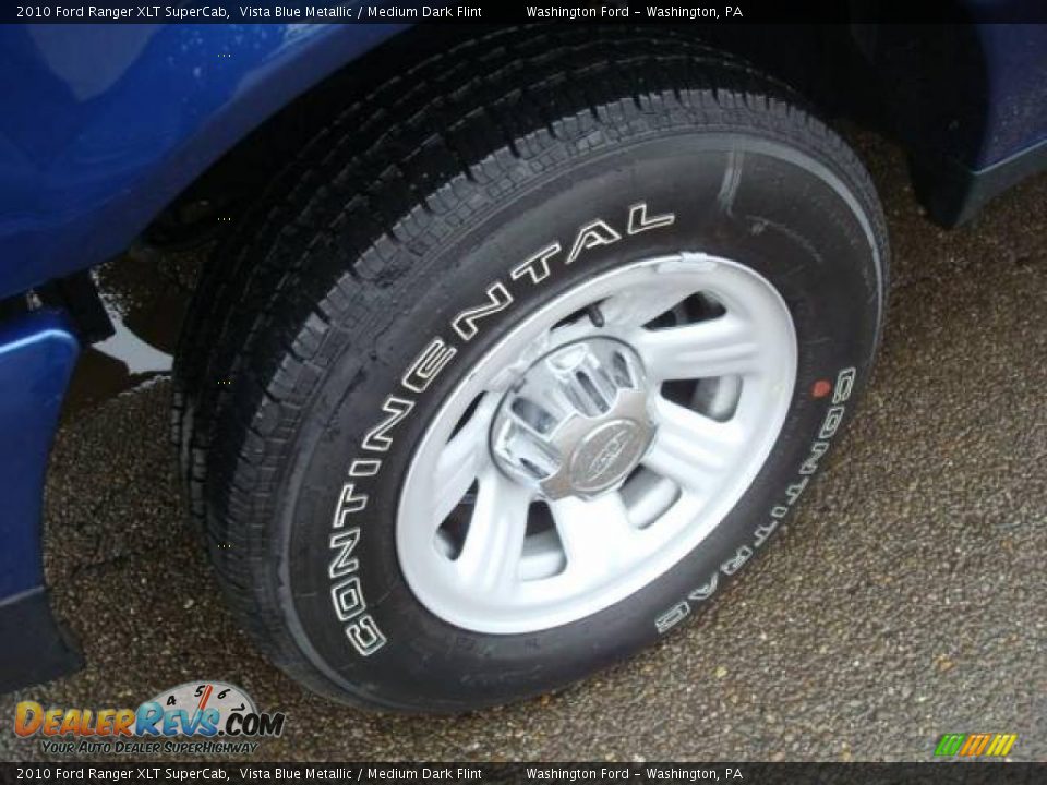 2010 Ford Ranger XLT SuperCab Vista Blue Metallic / Medium Dark Flint Photo #18