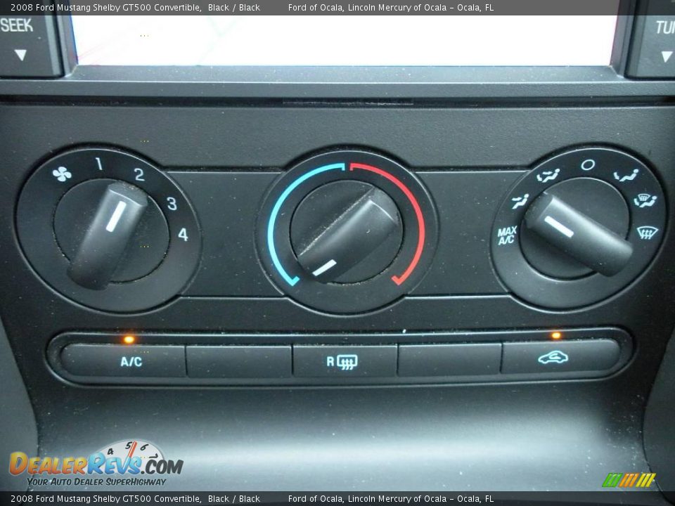 2008 Ford Mustang Shelby GT500 Convertible Black / Black Photo #31