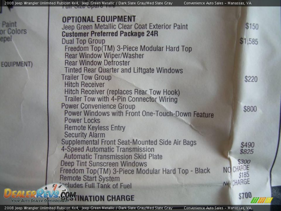 2008 Jeep Wrangler Unlimited Rubicon 4x4 Jeep Green Metallic / Dark Slate Gray/Med Slate Gray Photo #19