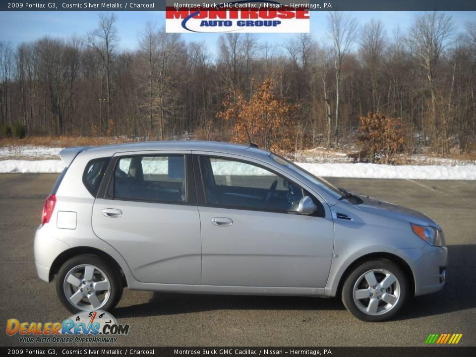 2009 Pontiac G3 Cosmic Silver Metallic / Charcoal Photo #1