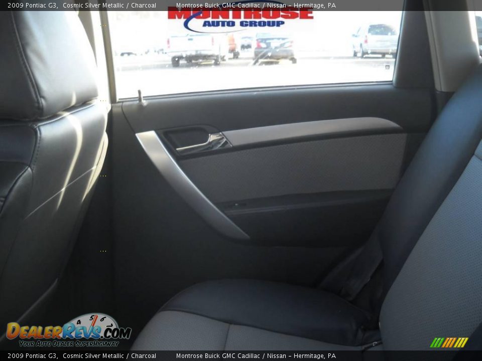 2009 Pontiac G3 Cosmic Silver Metallic / Charcoal Photo #14