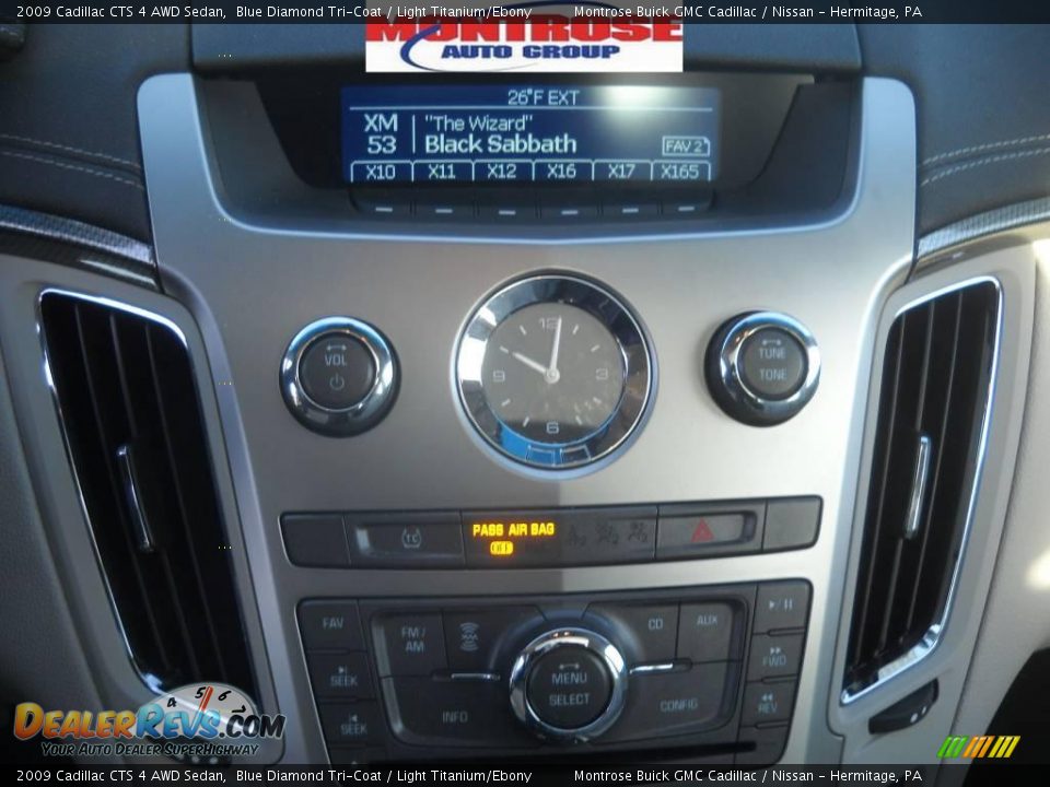 2009 Cadillac CTS 4 AWD Sedan Blue Diamond Tri-Coat / Light Titanium/Ebony Photo #25