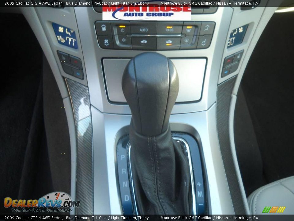 2009 Cadillac CTS 4 AWD Sedan Blue Diamond Tri-Coat / Light Titanium/Ebony Photo #26