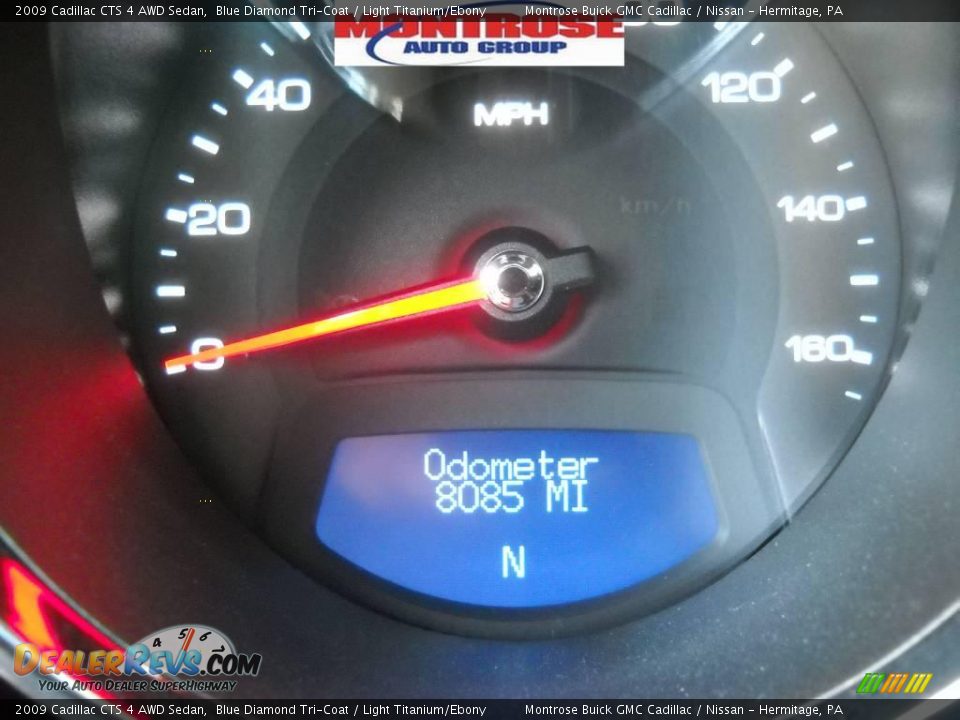 2009 Cadillac CTS 4 AWD Sedan Blue Diamond Tri-Coat / Light Titanium/Ebony Photo #29