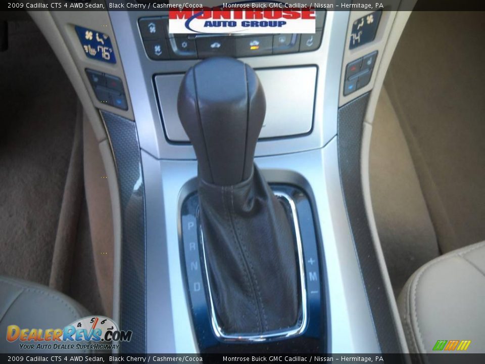 2009 Cadillac CTS 4 AWD Sedan Black Cherry / Cashmere/Cocoa Photo #27