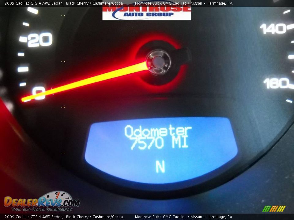 2009 Cadillac CTS 4 AWD Sedan Black Cherry / Cashmere/Cocoa Photo #30