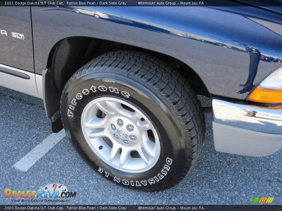 2001 Dodge Dakota SLT Club Cab Patriot Blue Pearl / Dark Slate Gray Photo #4