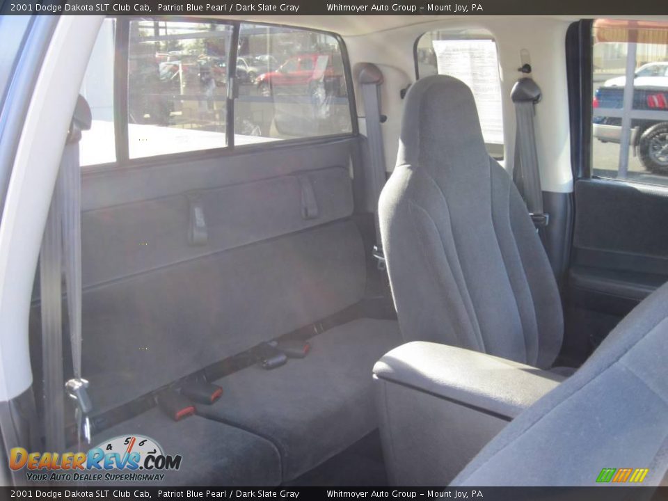 2001 Dodge Dakota SLT Club Cab Patriot Blue Pearl / Dark Slate Gray Photo #6