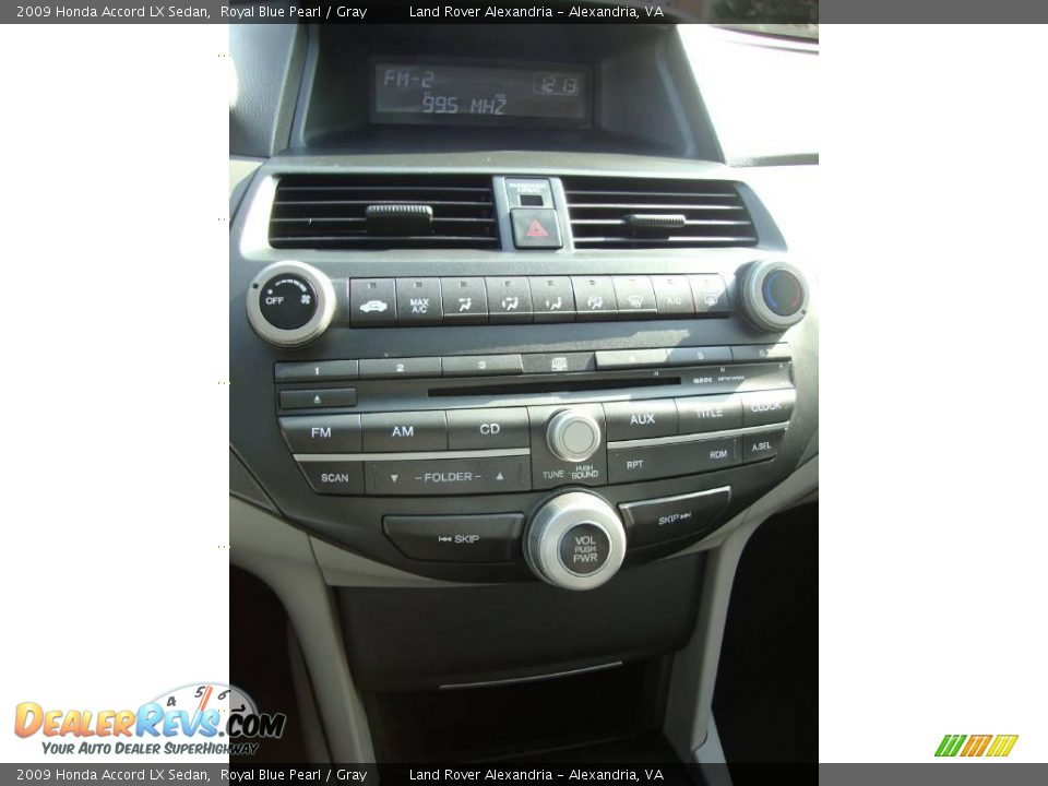 2009 Honda Accord LX Sedan Royal Blue Pearl / Gray Photo #13