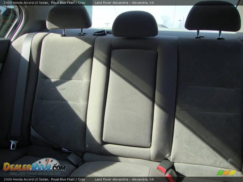 2009 Honda Accord LX Sedan Royal Blue Pearl / Gray Photo #14