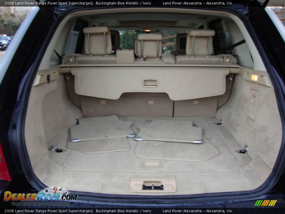 2008 Land Rover Range Rover Sport Supercharged Buckingham Blue Metallic / Ivory Photo #5