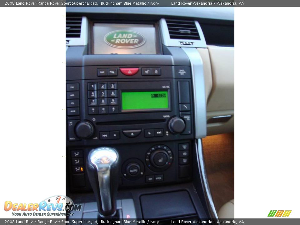 2008 Land Rover Range Rover Sport Supercharged Buckingham Blue Metallic / Ivory Photo #13