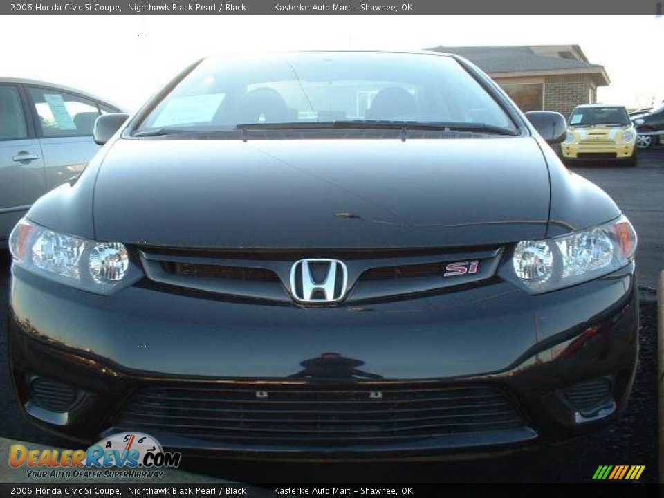 2006 Honda Civic Si Coupe Nighthawk Black Pearl / Black Photo #2
