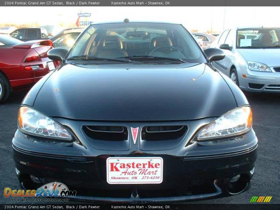 2004 Pontiac Grand Am GT Sedan Black / Dark Pewter Photo #2