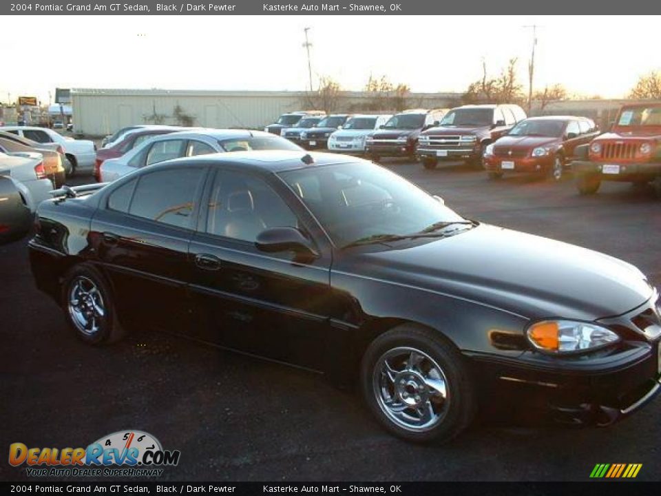 2004 Pontiac Grand Am GT Sedan Black / Dark Pewter Photo #3