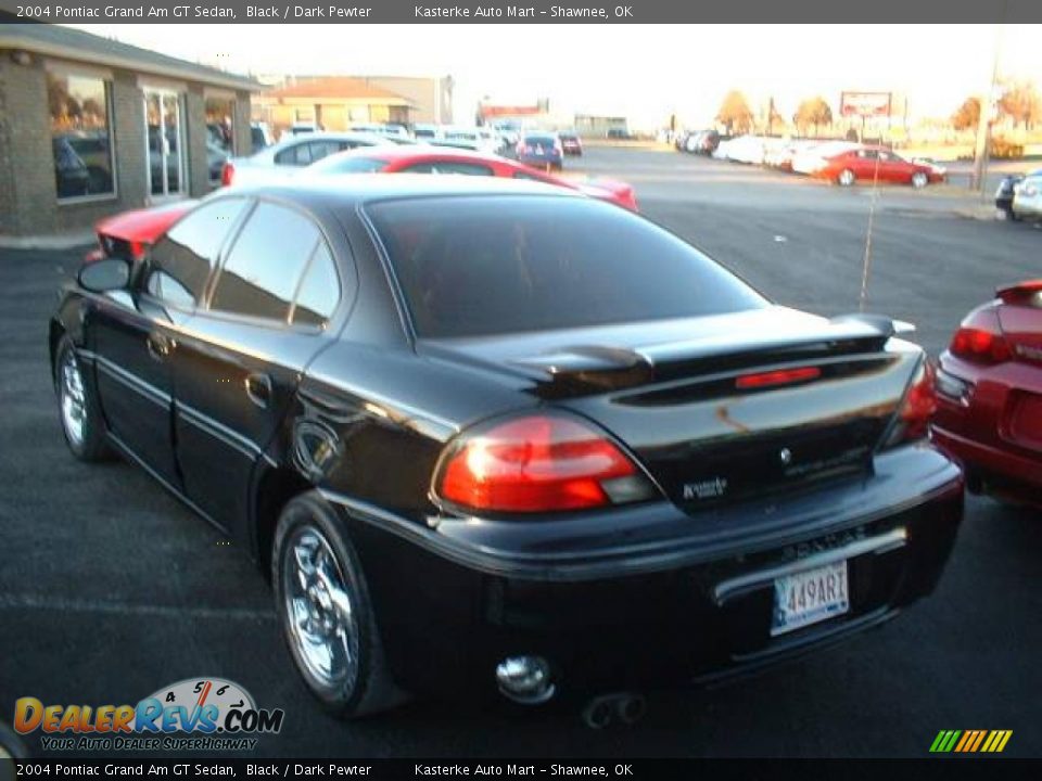 2004 Pontiac Grand Am GT Sedan Black / Dark Pewter Photo #4
