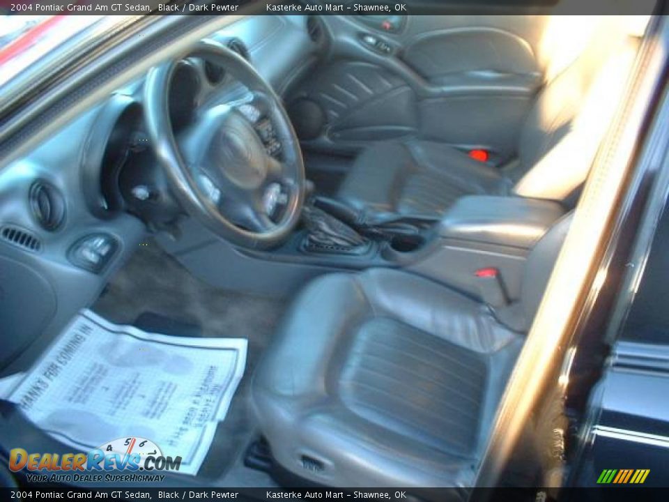 2004 Pontiac Grand Am GT Sedan Black / Dark Pewter Photo #6