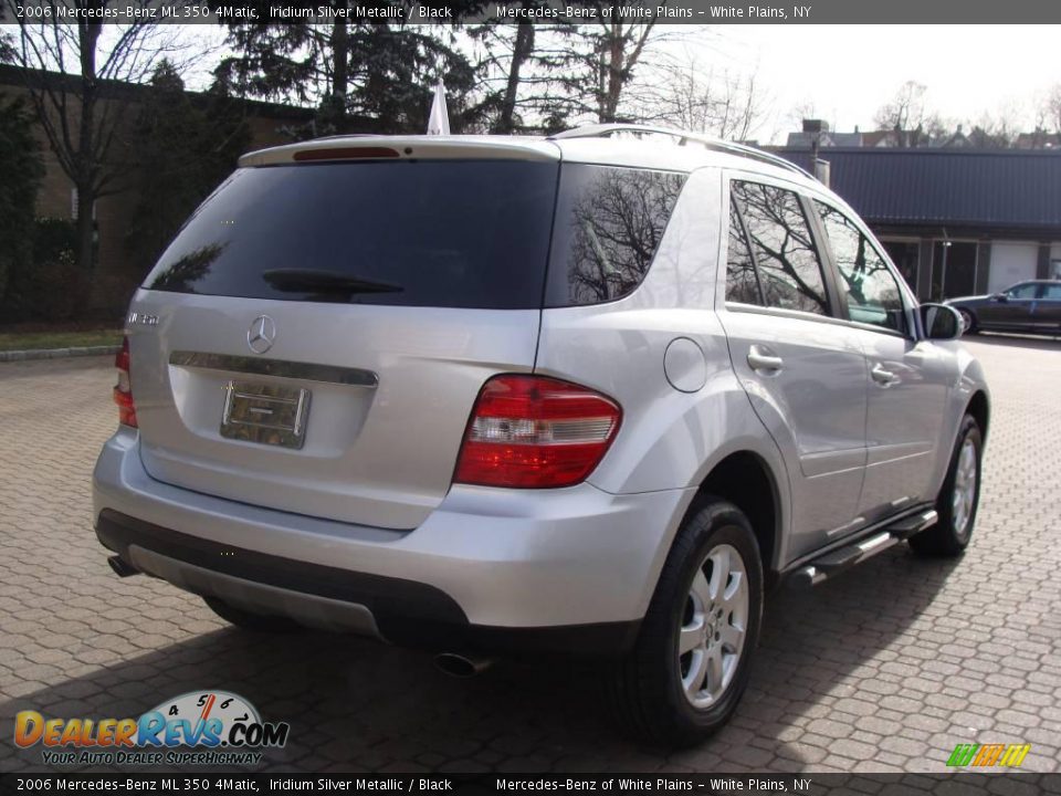 2006 Mercedes-Benz ML 350 4Matic Iridium Silver Metallic / Black Photo #4