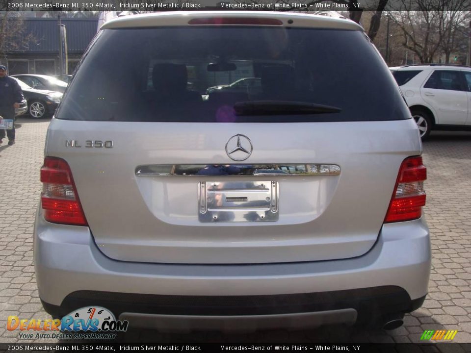 2006 Mercedes-Benz ML 350 4Matic Iridium Silver Metallic / Black Photo #5