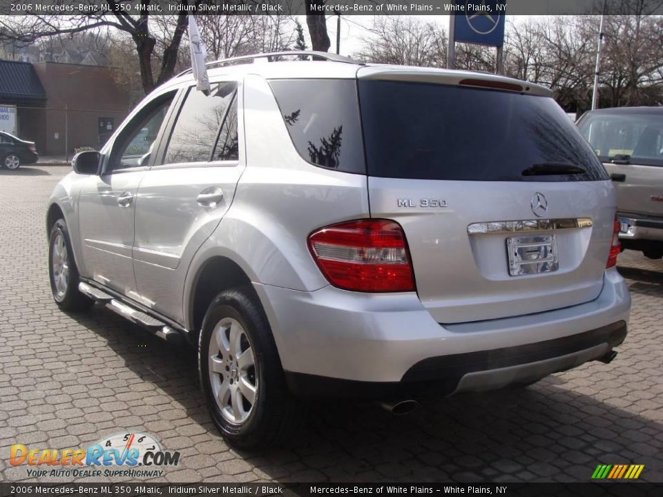 2006 Mercedes-Benz ML 350 4Matic Iridium Silver Metallic / Black Photo #6